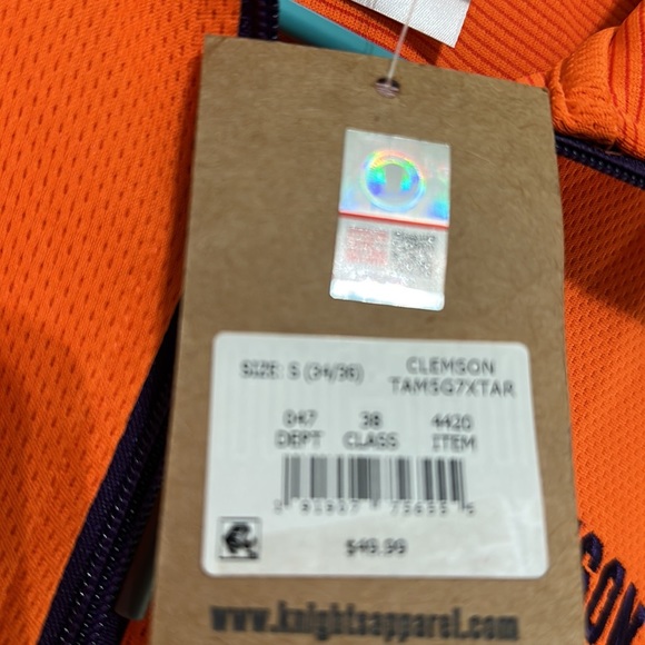 Rivalry Threads Clemson Tigers pullover half-zip orange - Picture 3 of 3